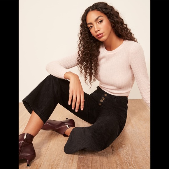 Reformation Pants - Reformation Austin Pant in Black Size 30 NWT